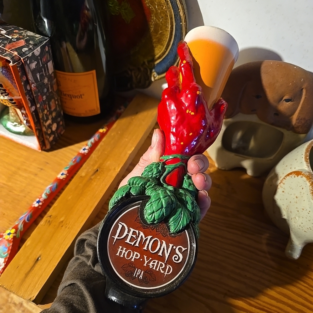 Demons Hop Yard IPA Anheuser Busch Beer Tap Draught Handle Sculptural Beer HTF